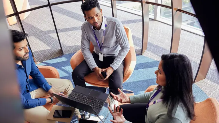 People meeting and working together in the office